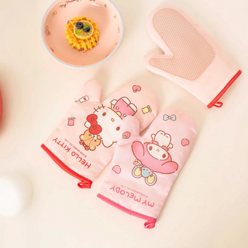 Hello Kitty Kuromi Silicone Gl - đánh giá và giá Heat Resistant Glove