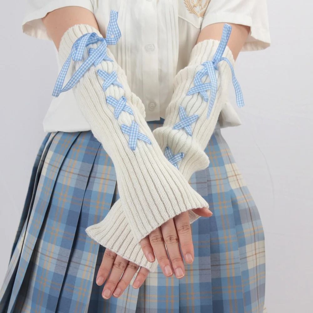 Trendy Women Autumn Winter Kni - đánh giá và giá Fingerless Glove Knit