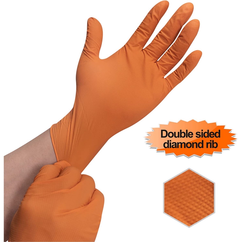 8mil Nitrile Gloves Thick 30/5 - đánh giá và giá Nitrile Mechanic Glove