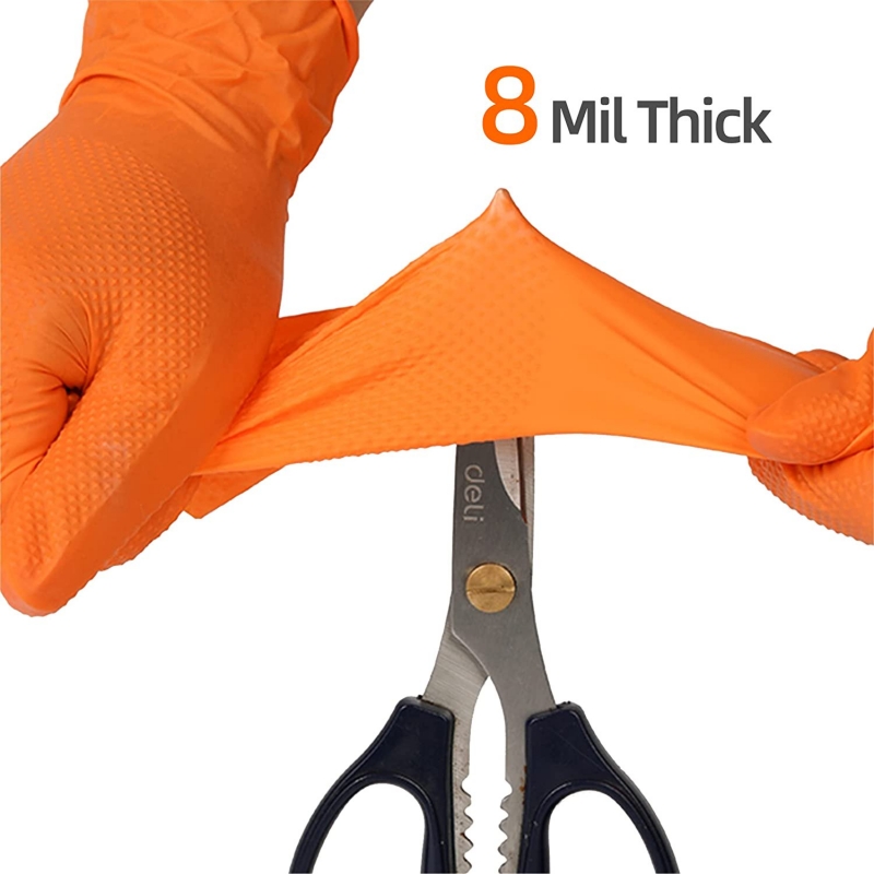 8mil Nitrile Gloves Thick 30/5 - đánh giá và giá Nitrile Mechanic Glove