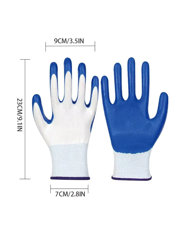 3 Pairs Of Non-slip Wear-resis - đánh giá và giá Nitrile Mechanic Glove